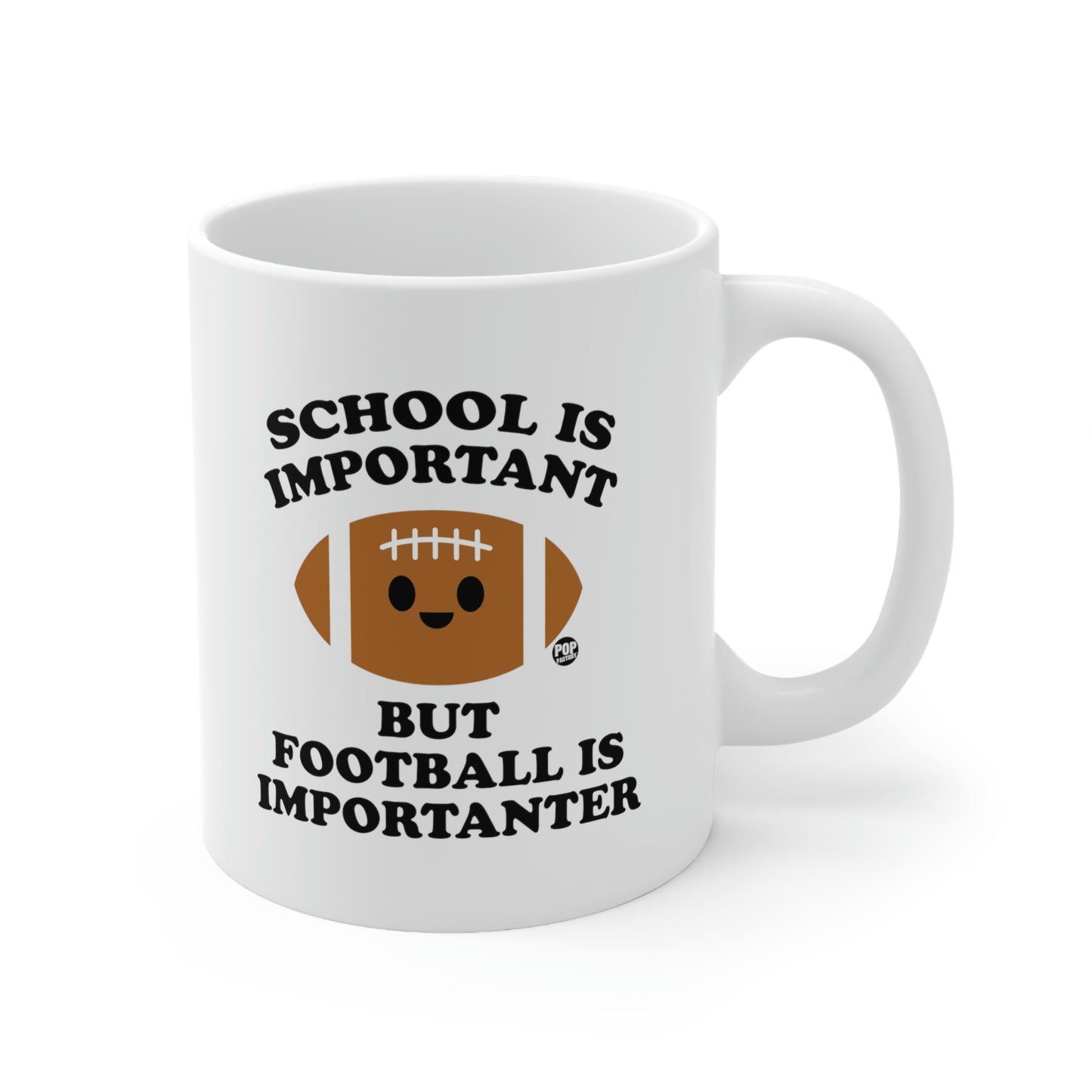 School is Important but Football is Importanter Coffee Mug