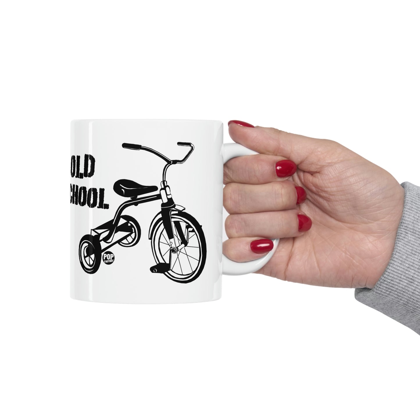 OLD SCHOOL BIKE COFFEE MUG