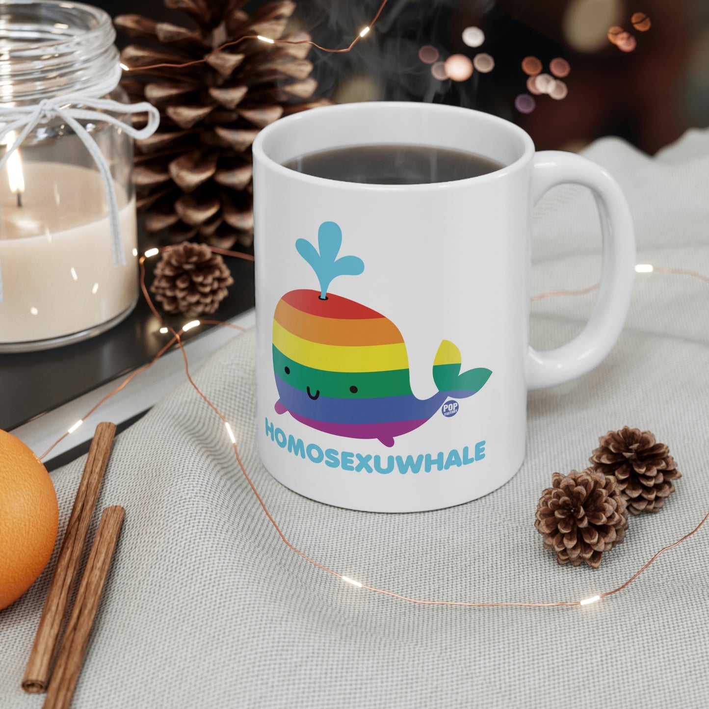 HOMOSEXUWHALE COFFEE MUG