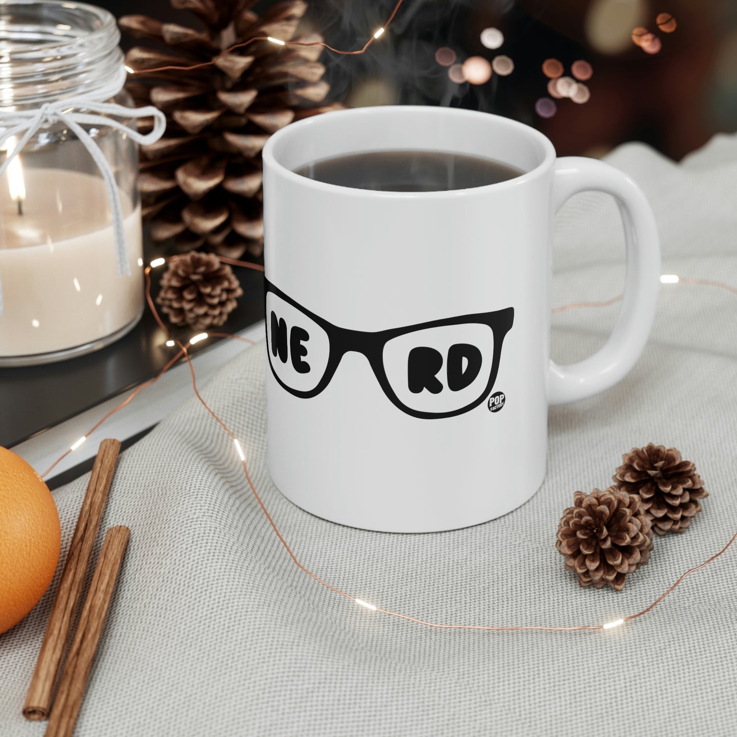 NERD GLASSES COFFEE MUG