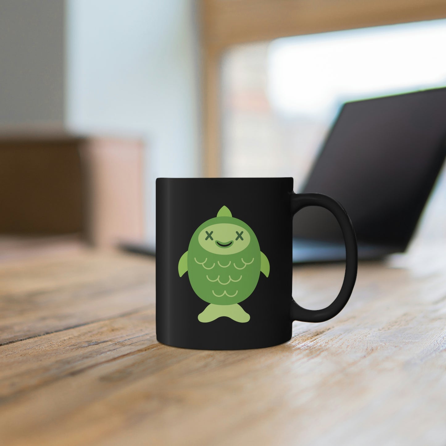 DEADIMALS GOLDFISH COFFEE MUG - Halloween Edition