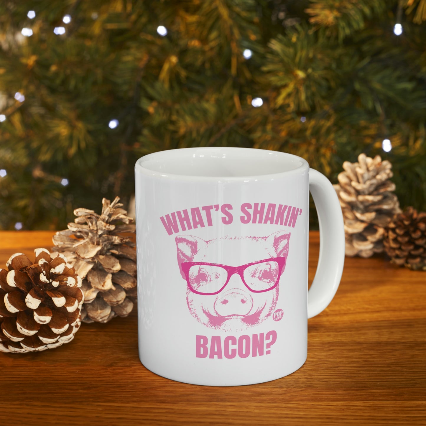 What's Shakin Bacon Pig Mug