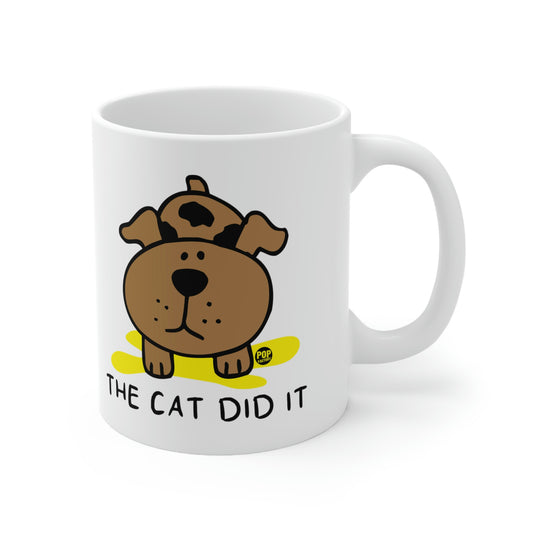 CAT DID IT COFFEE MUG