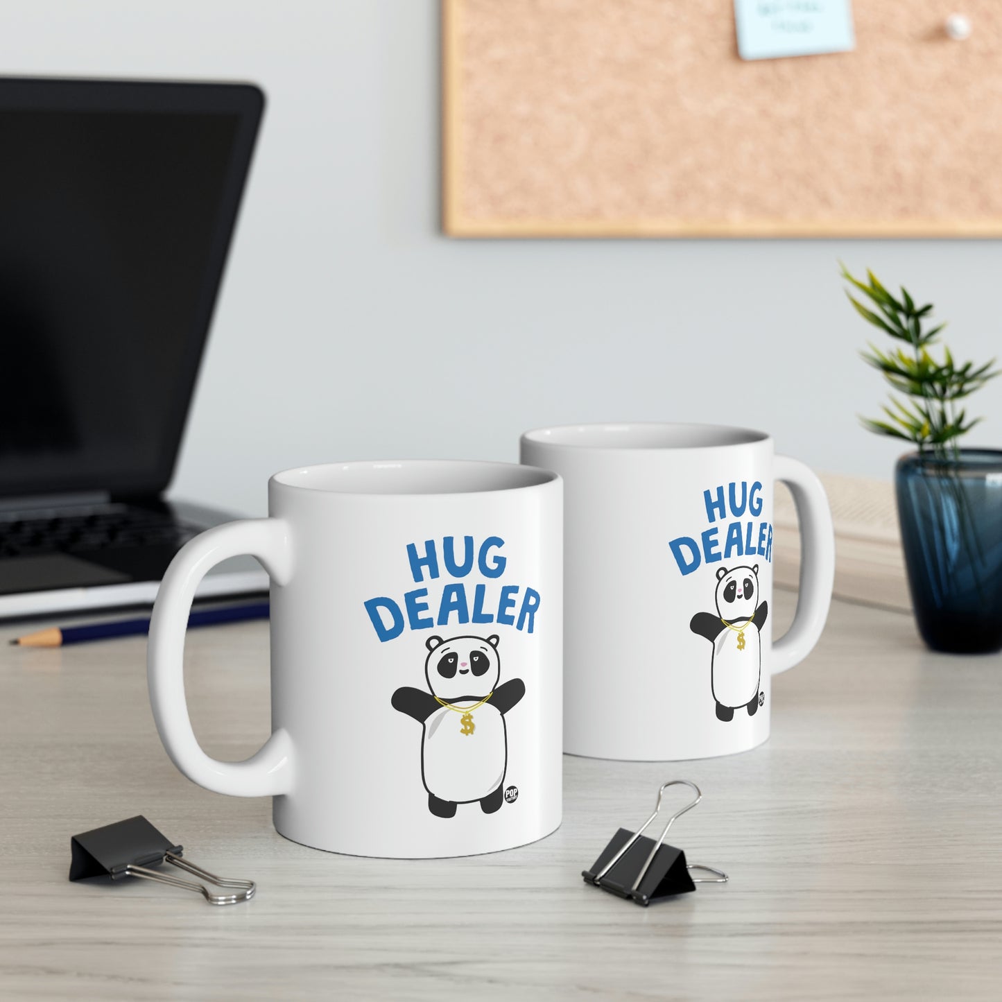 HUG DEALER PANDA COFFEE MUG