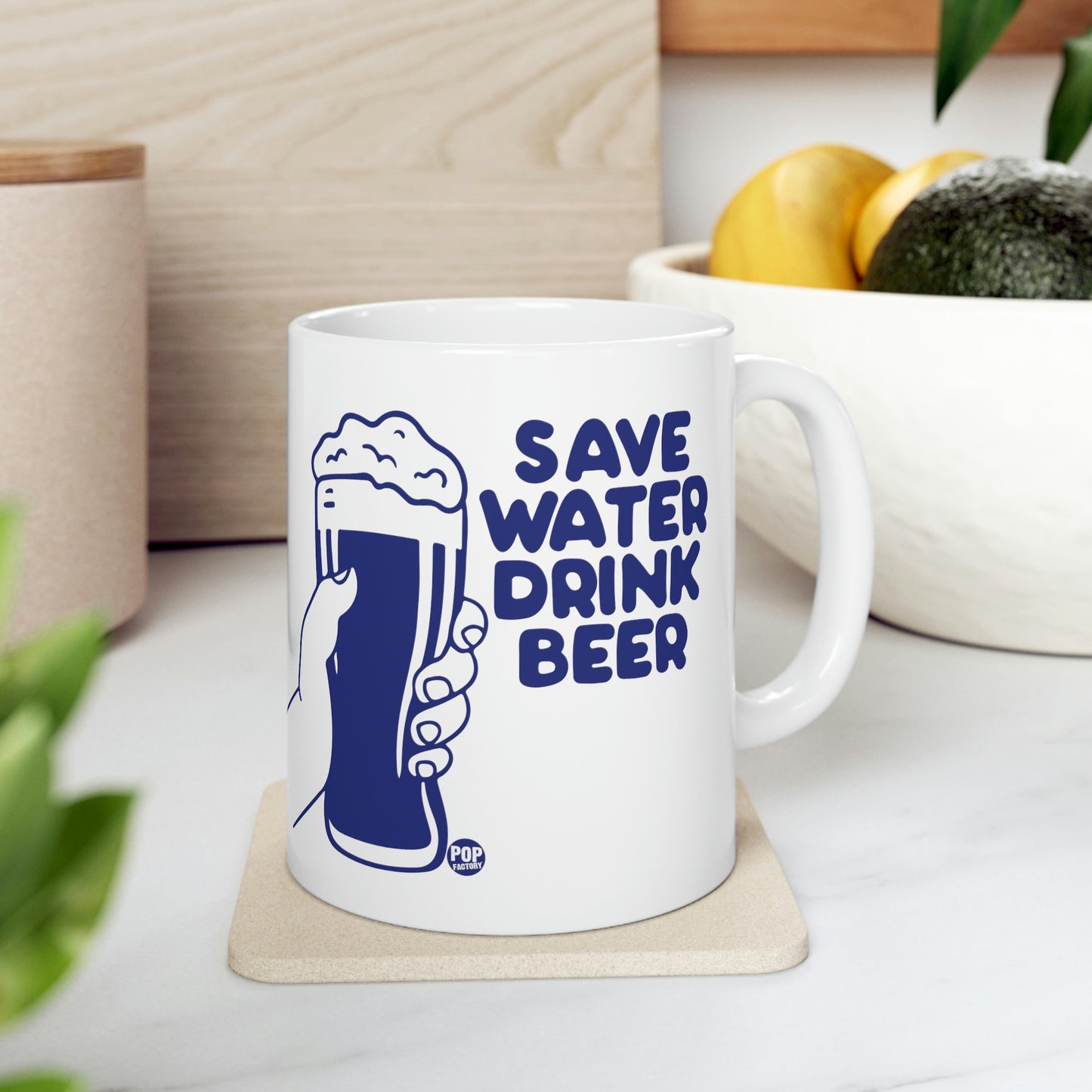 Save Water Drink Beer Mug