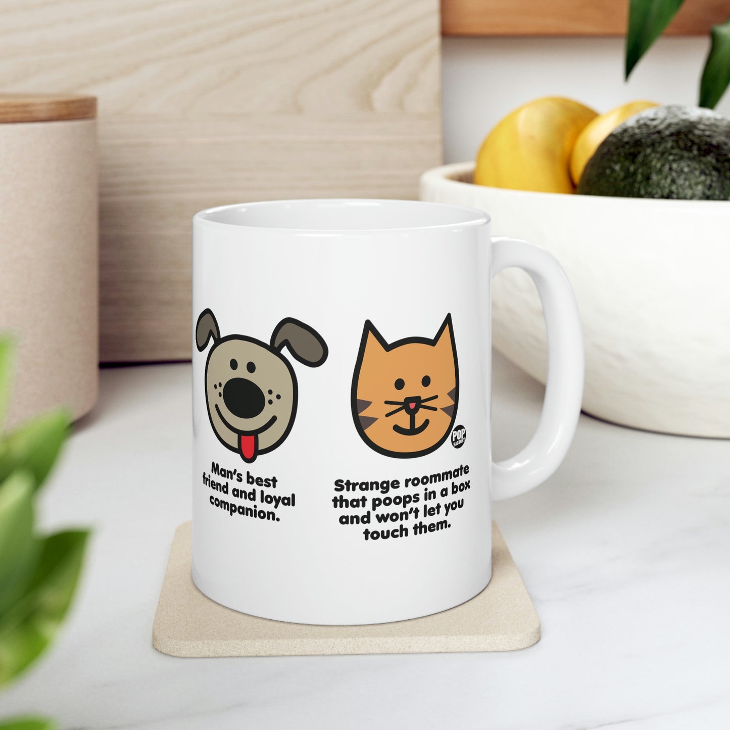 DOG VS. CAT COFFEE MUG