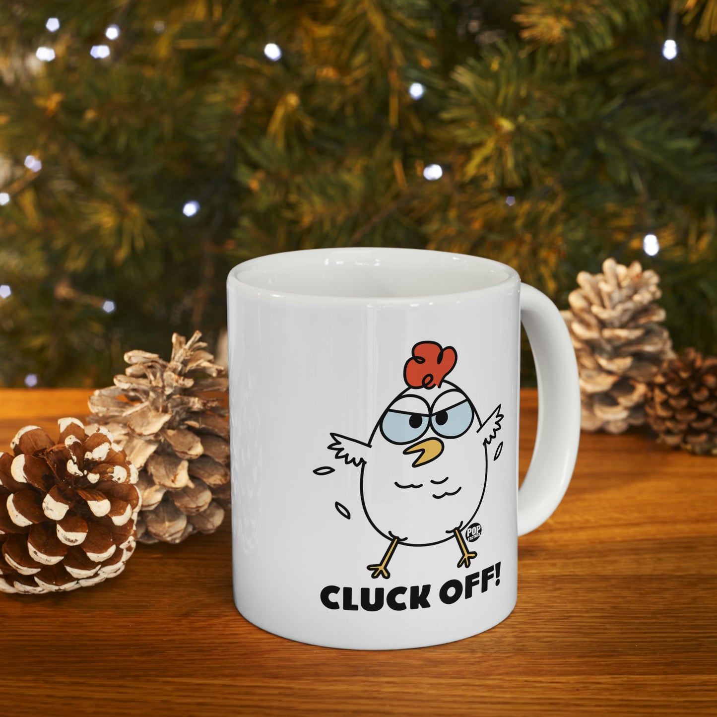 CLUCK OFF COFFEE MUG