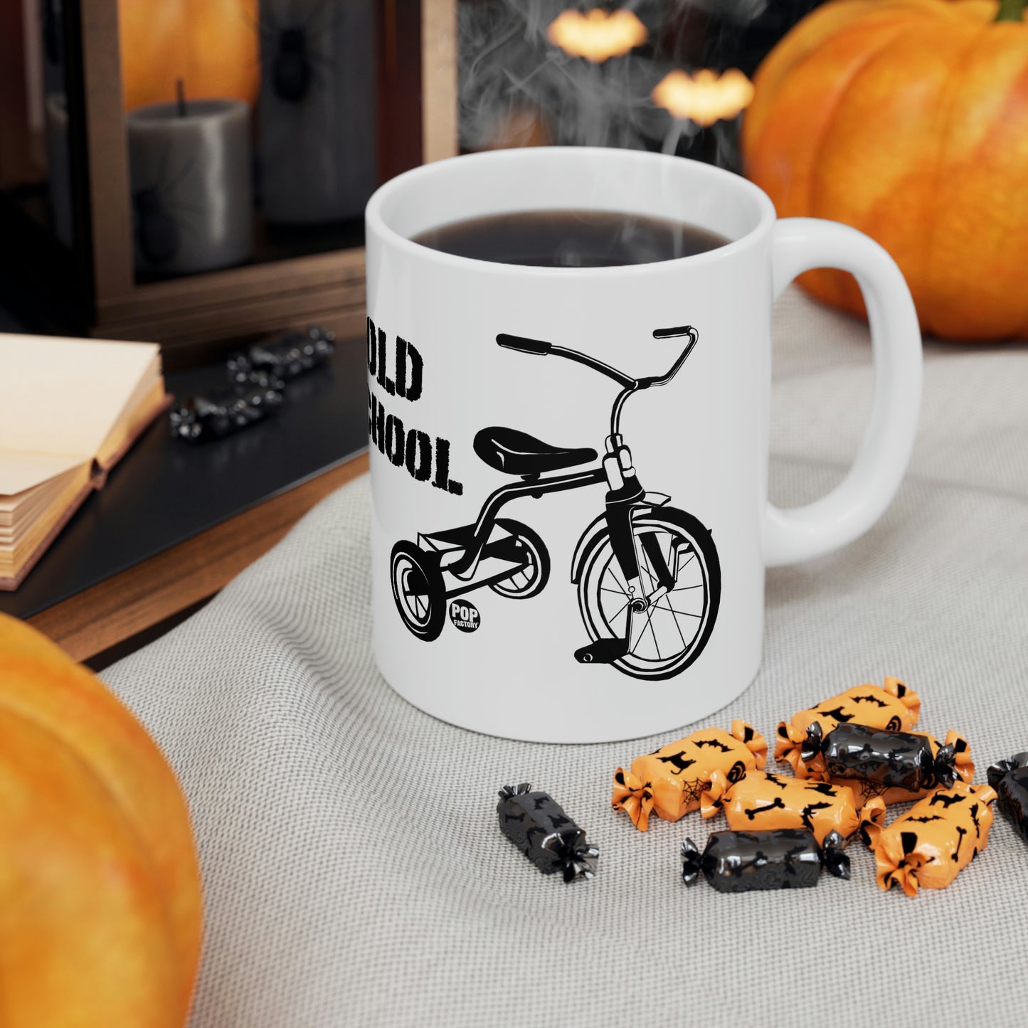 OLD SCHOOL BIKE COFFEE MUG
