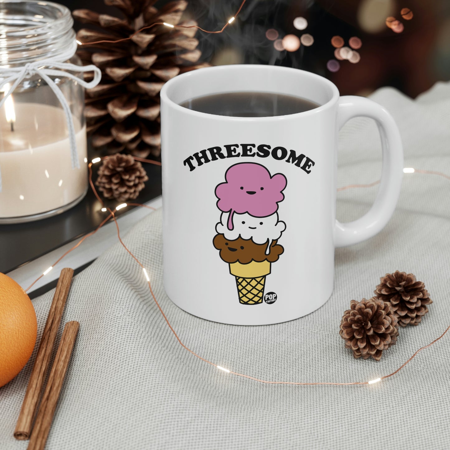 Threesome Icecream Mug