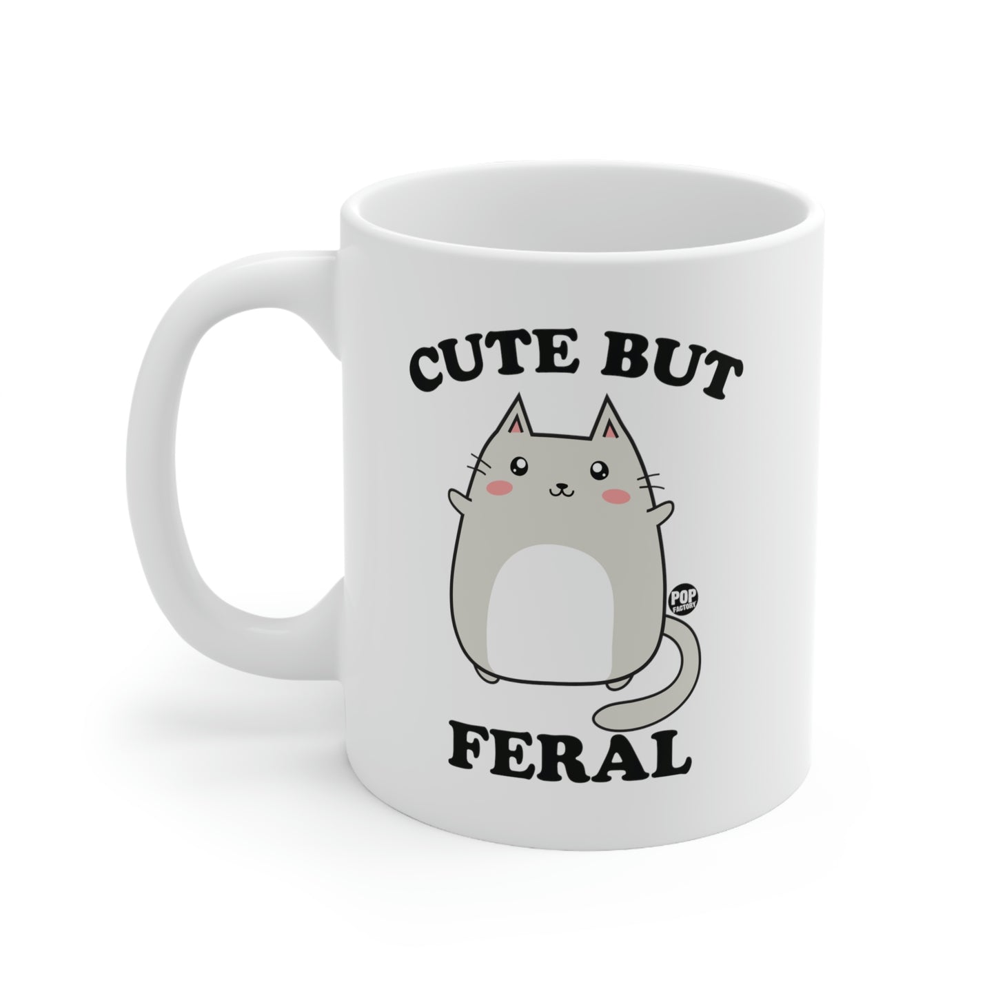 CUTE BUT FERAL COFFEE MUG