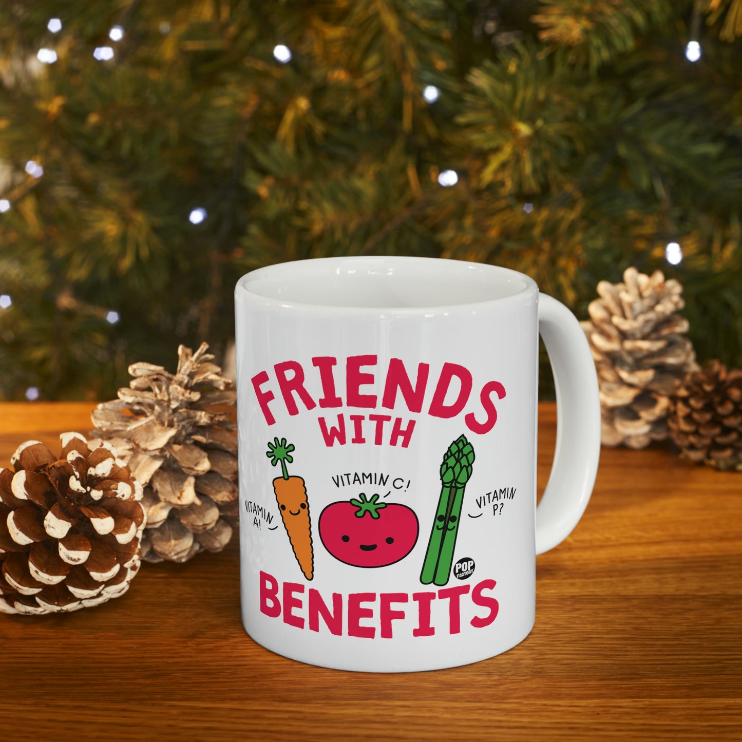 FRIENDS WITH BENEFITS VEGGIES COFFEE MUG