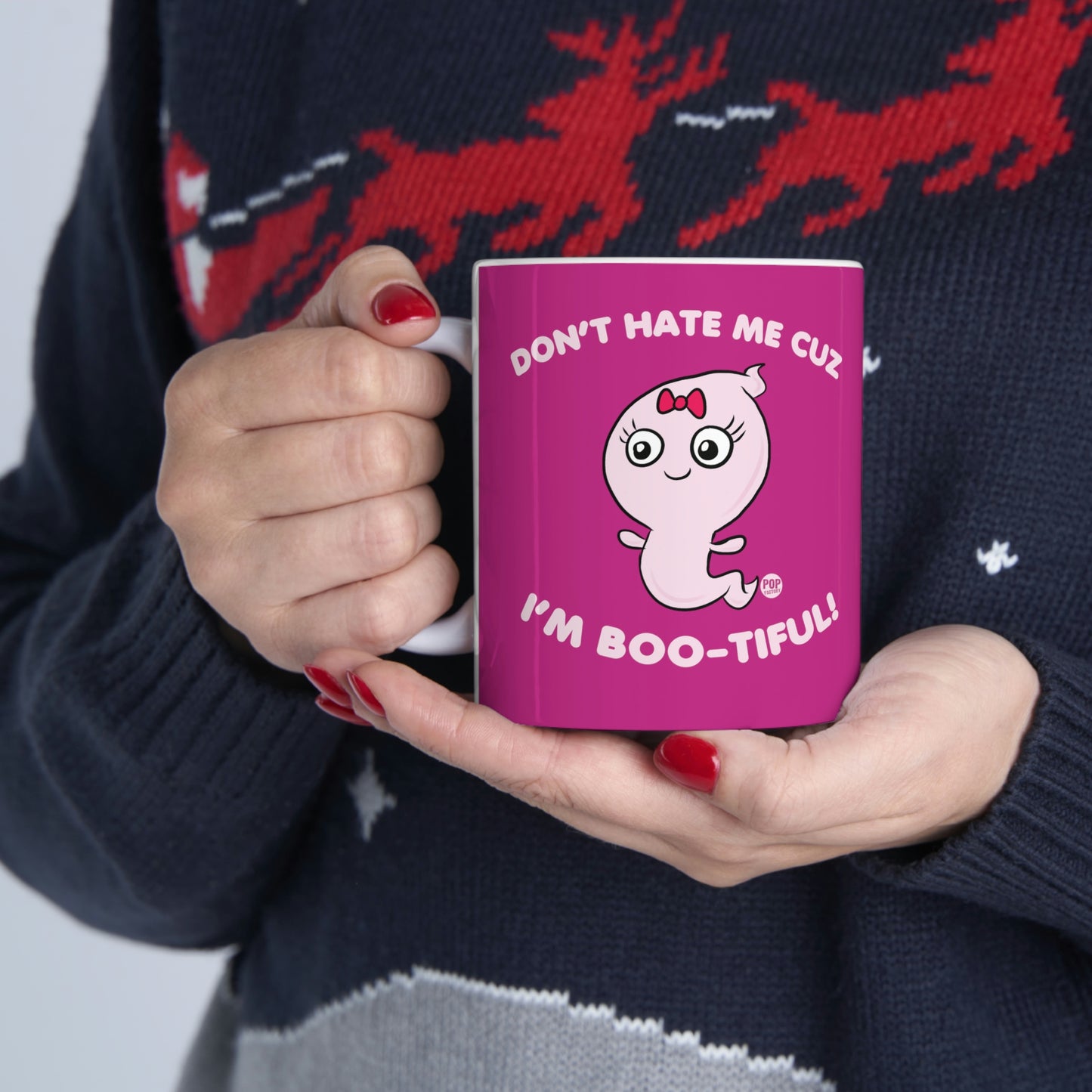 DON'T HATE ME CUZ I'M BOO-TIFUL COFFEE MUG