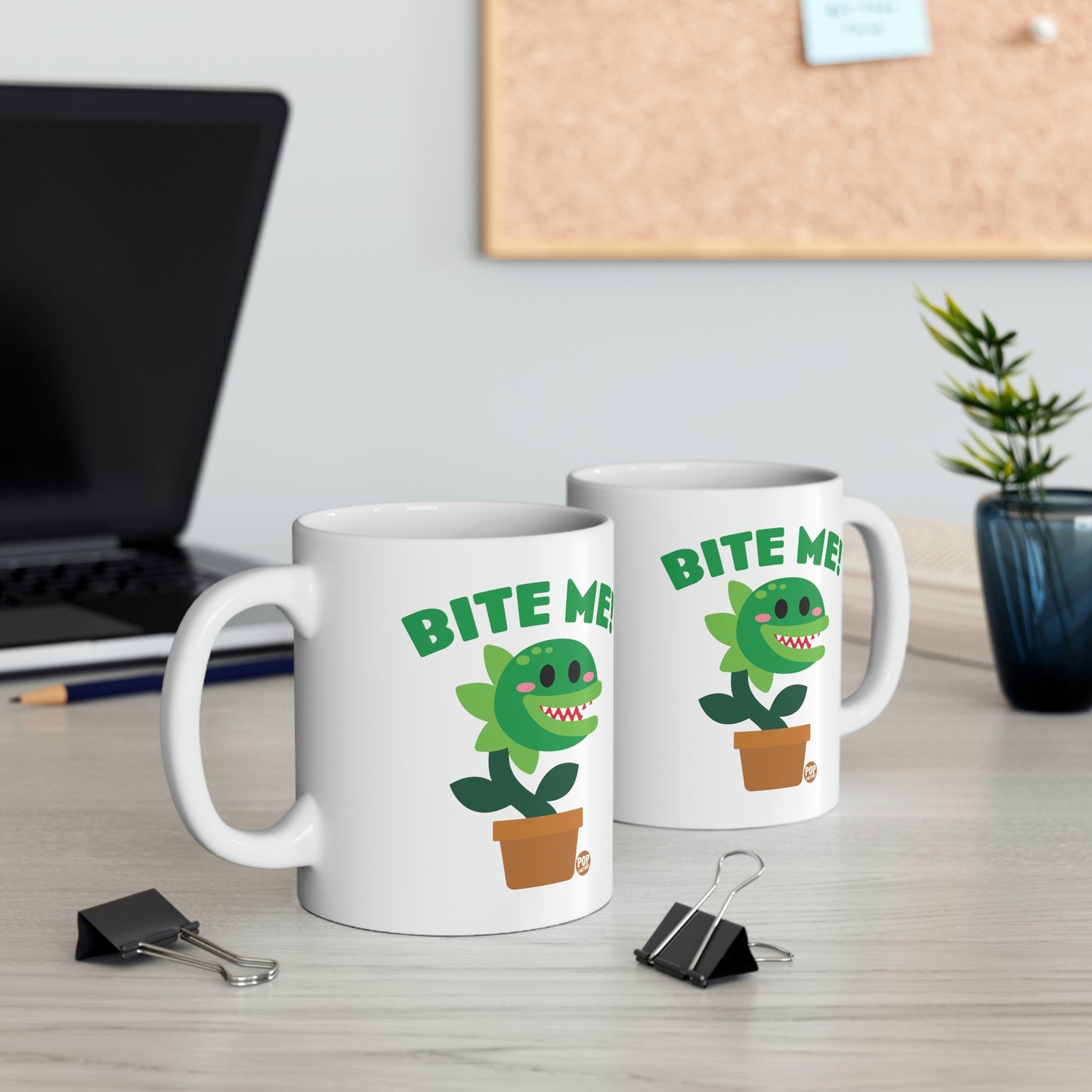 BITE ME VENUS FLYTRAP COFFEE MUG