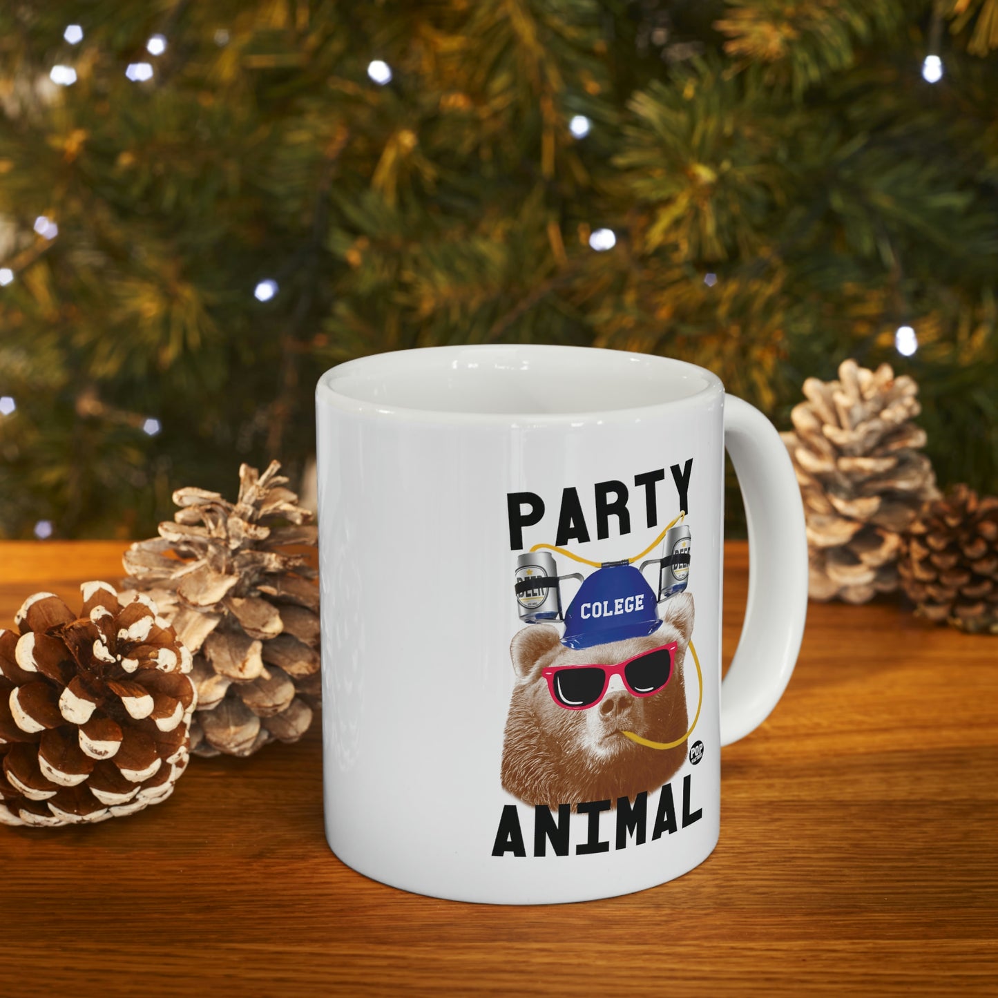 PARTY ANIMAL BEAR  COFFEE MUG