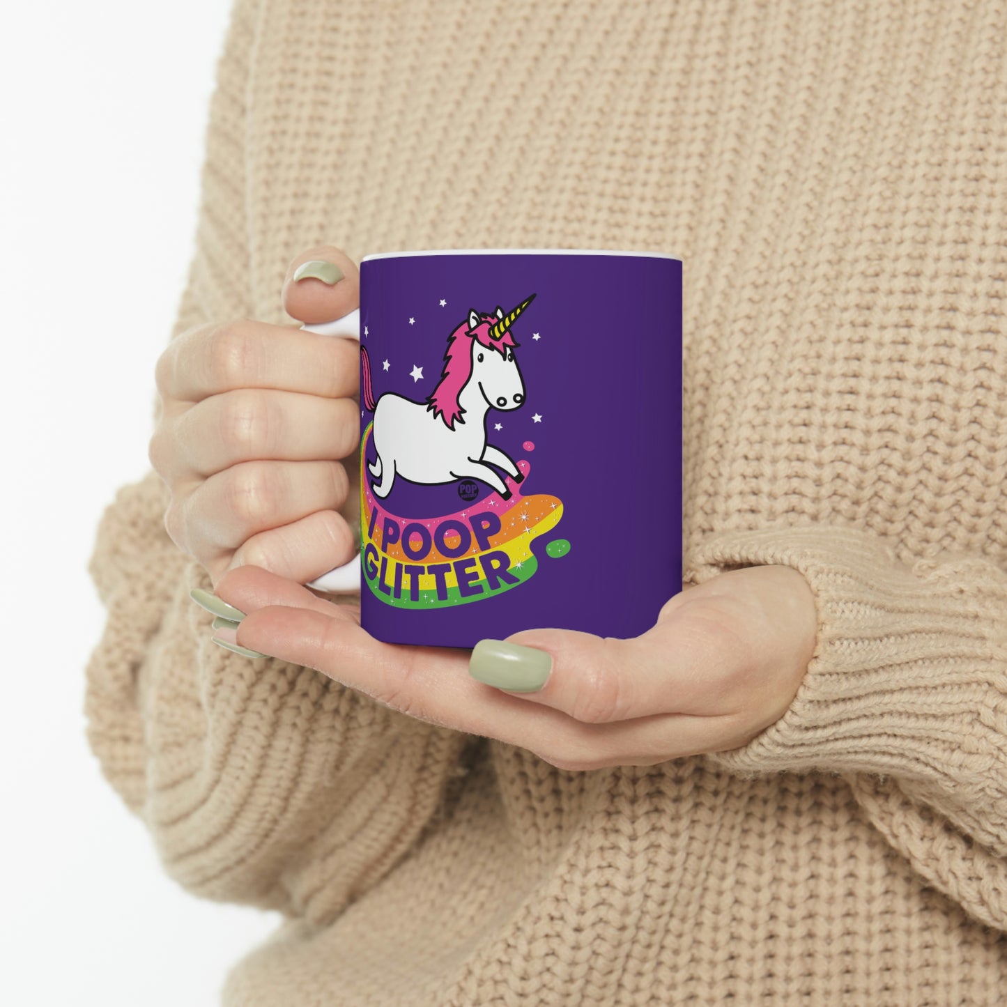 I Poop Glitter Unicorn Coffee Mug