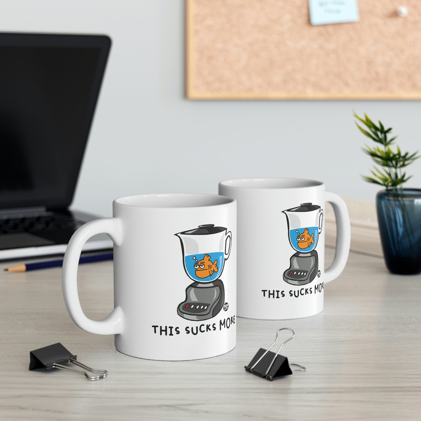 This Sucks More Goldfish Mug