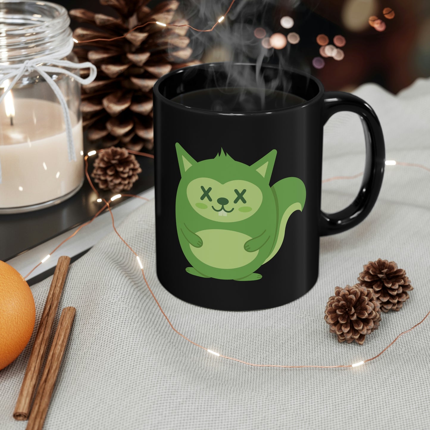 DEADIMALS SQUIRREL COFFEE MUG - HALLOWEEN COLLECTION