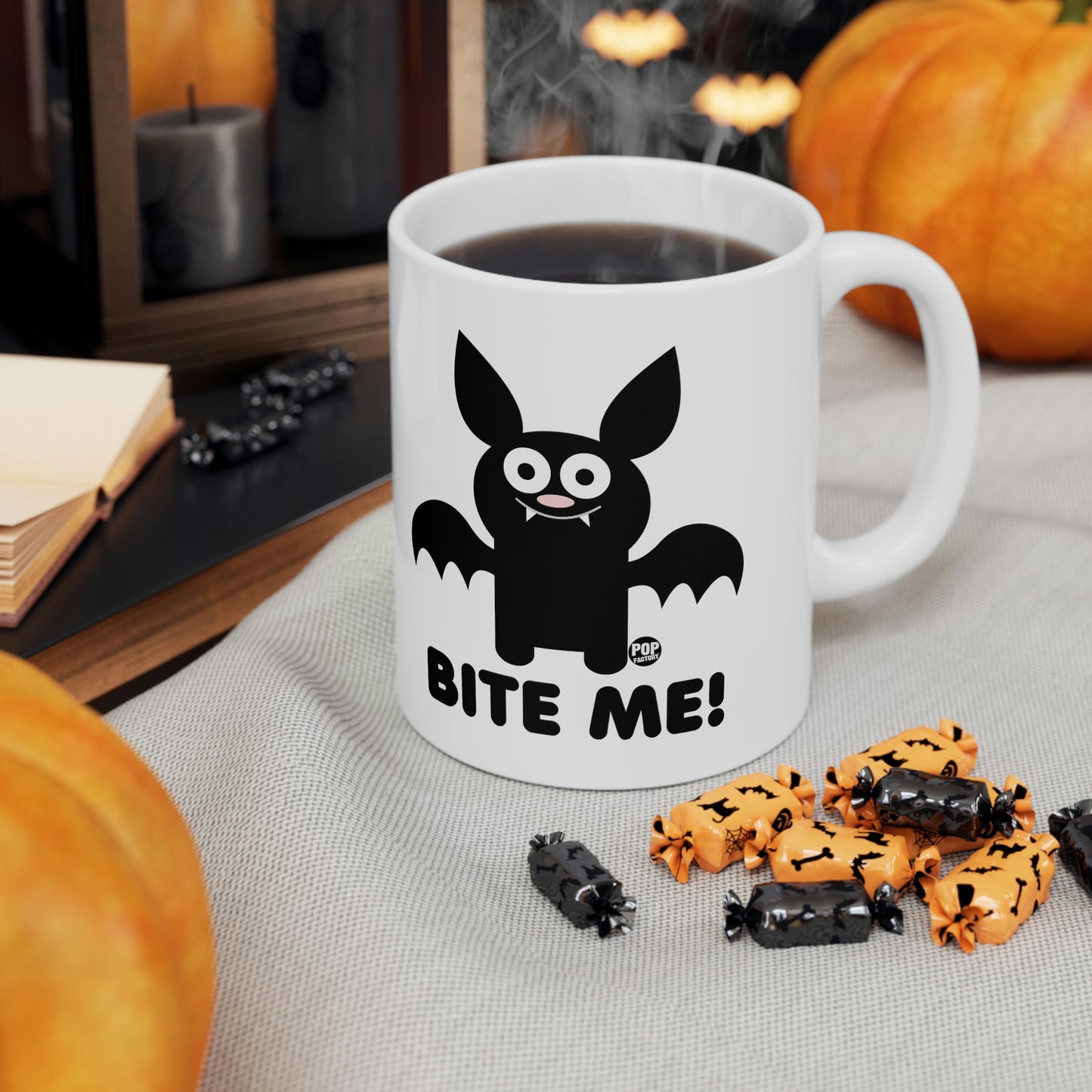 BITE ME BAT COFFEE MUG