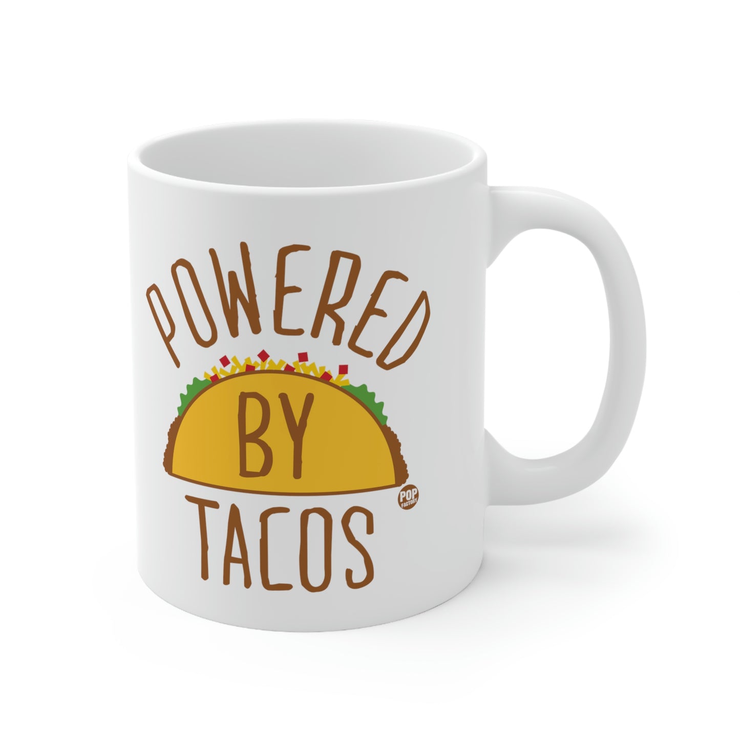 POWERED BY TACOS COFFEE MUG