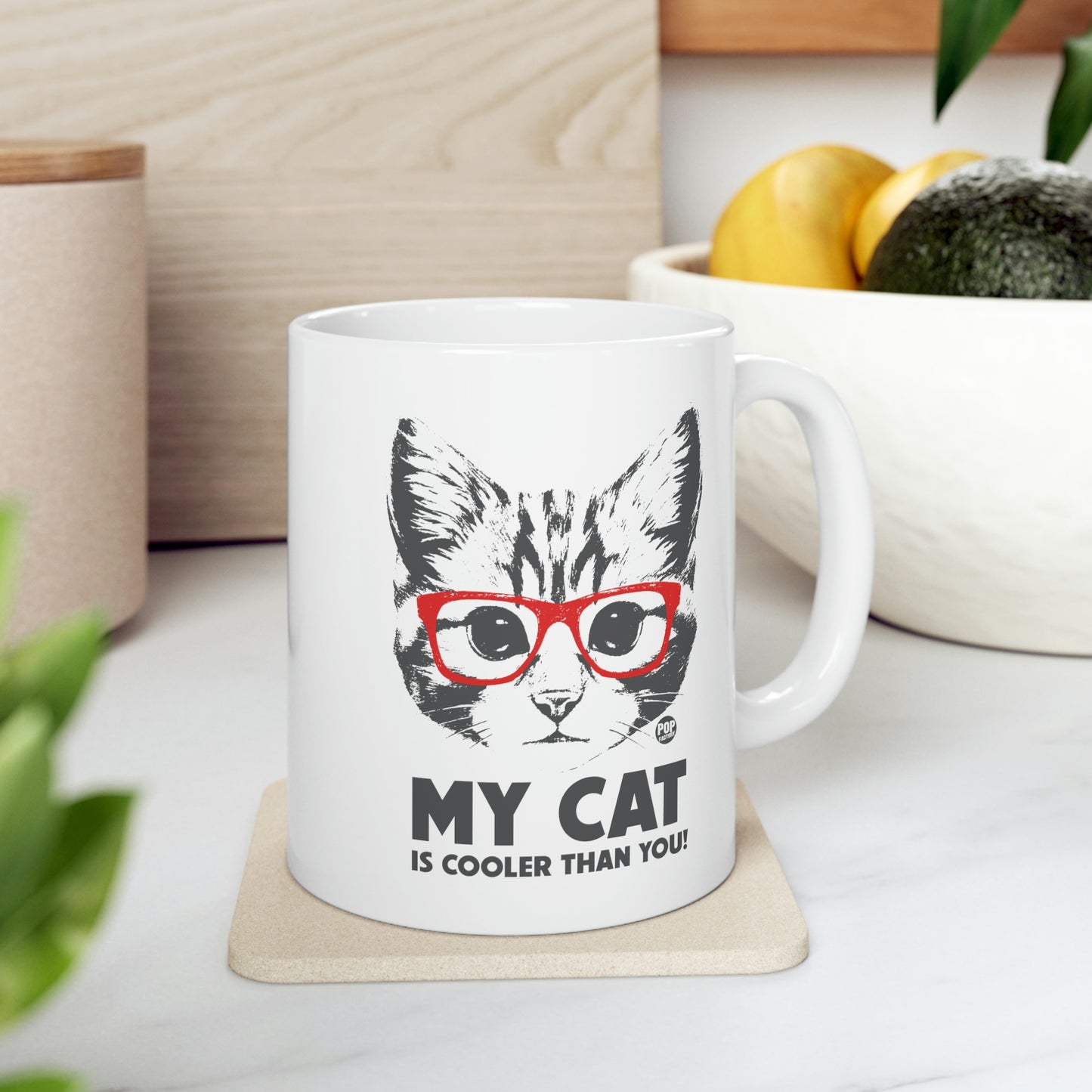 MY CAT COOLER THAN YOU MUG #2