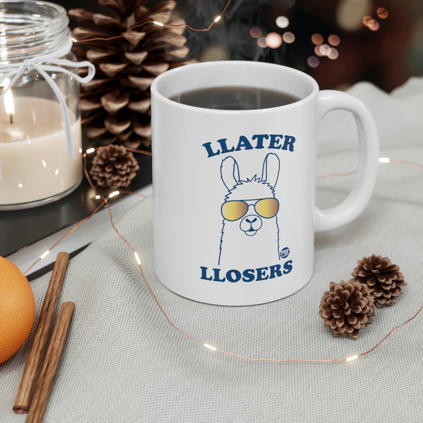 Llater Llosers Llama Coffee Mug