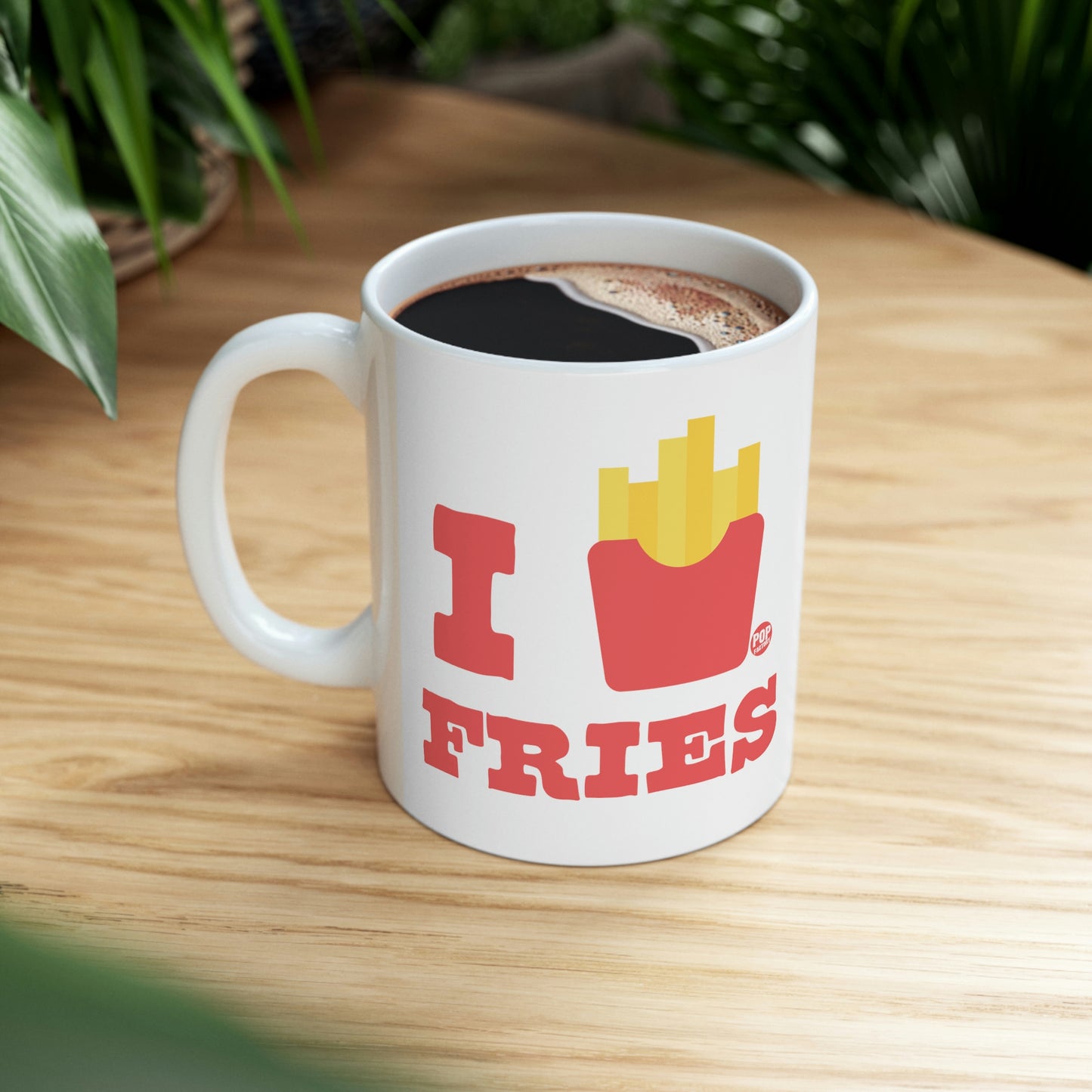 I LOVE FRIES COFFEE MUG