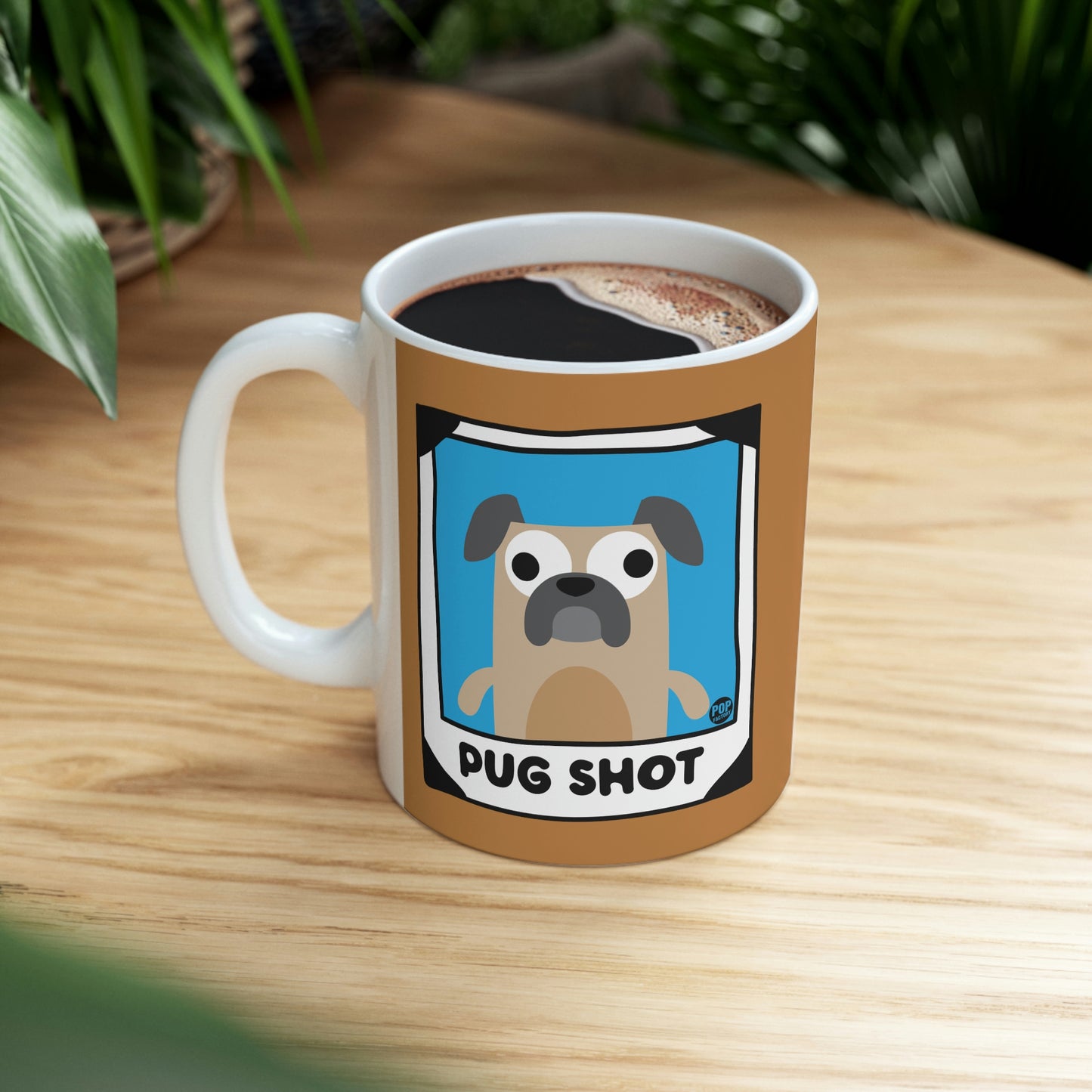 PUG SHOT PUG COFFEE MUG