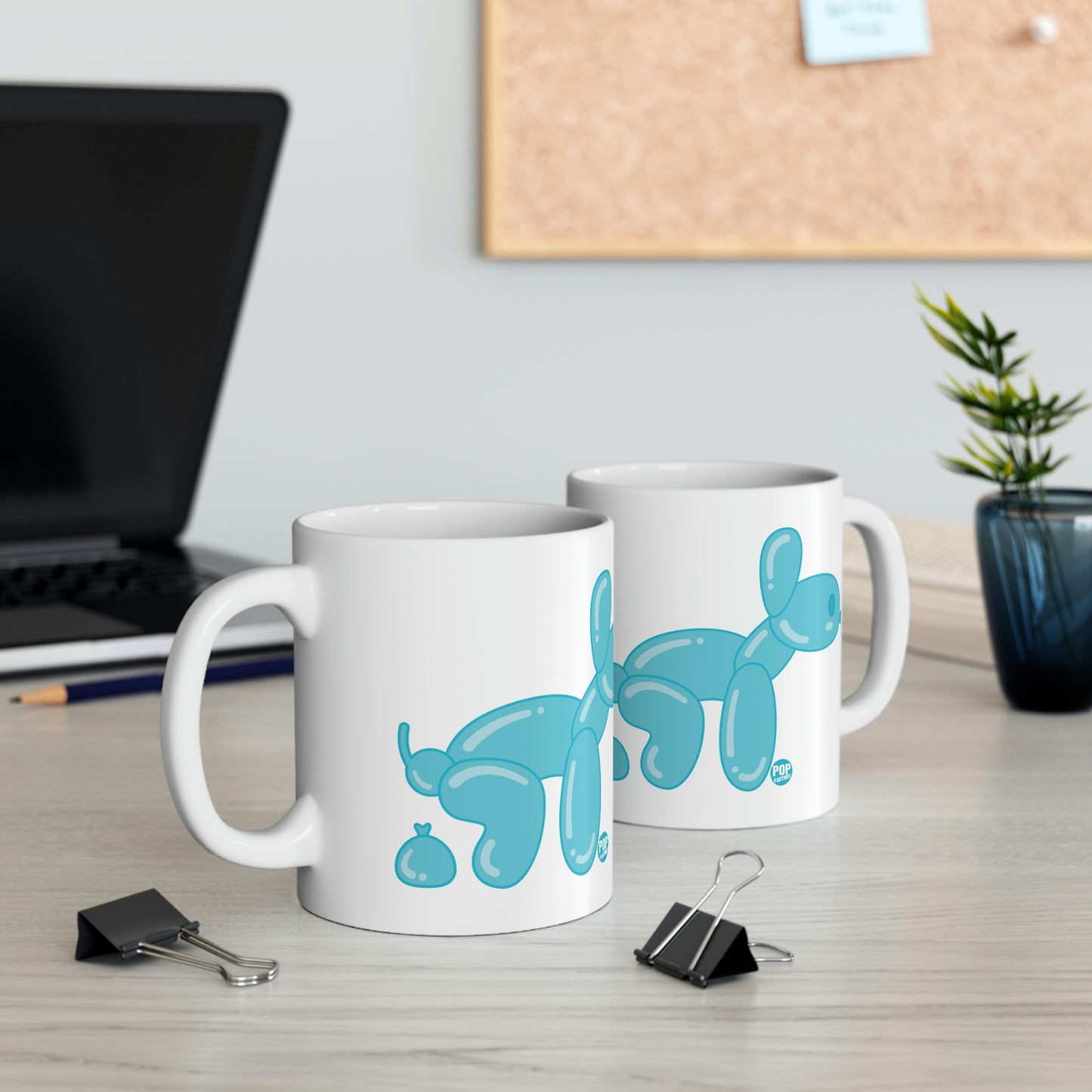 BALLOON DOG POOP COFFEE MUG