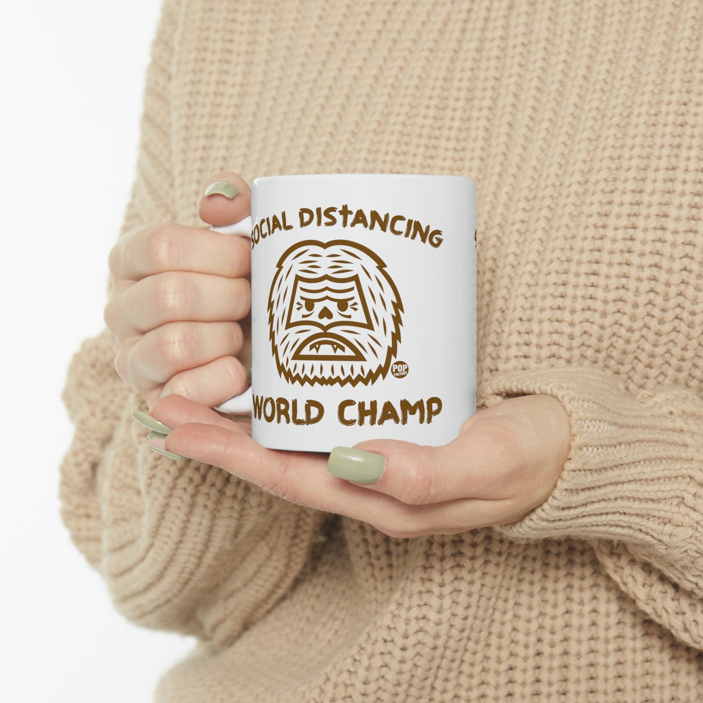 Social Distancing Champ Bigfoot Mug