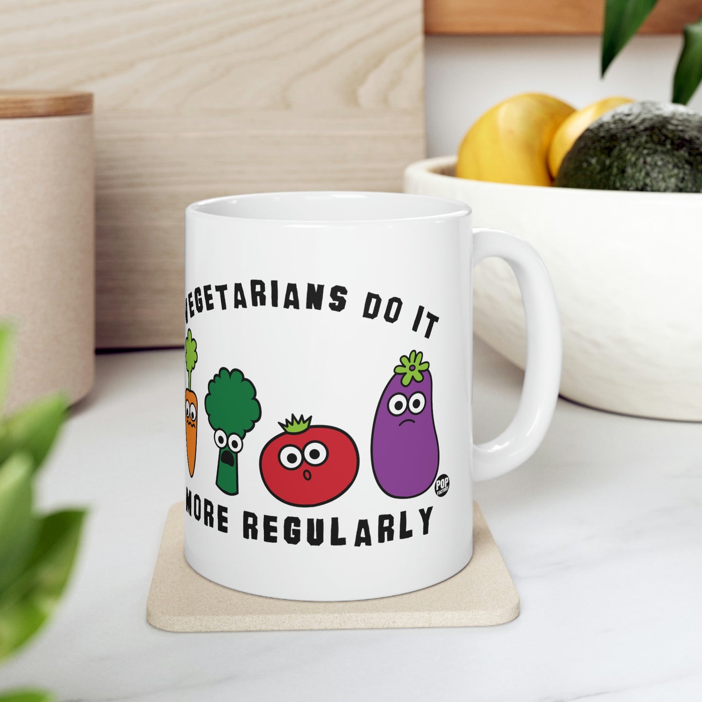 Vegetarians Do More Regular Mug