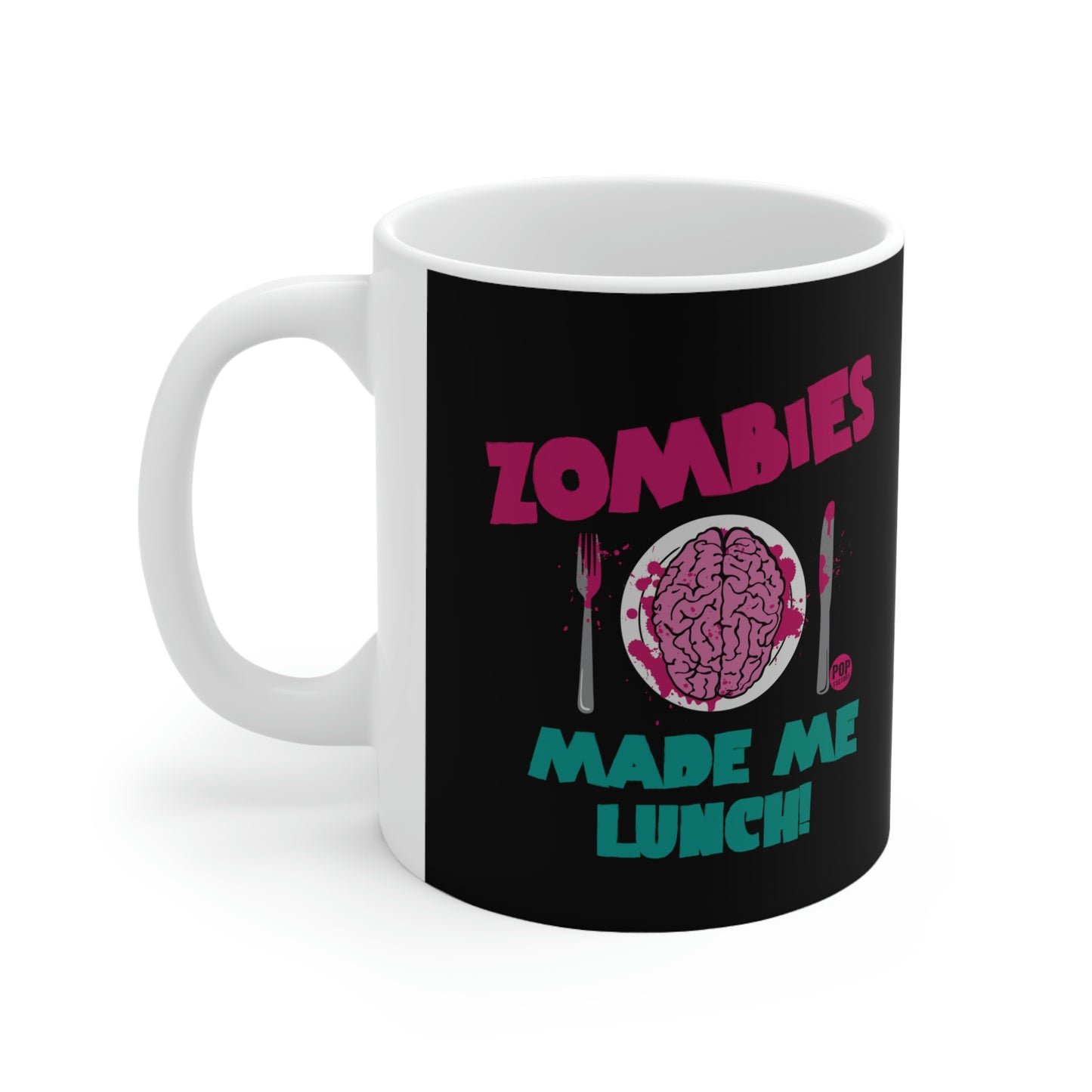 ZOMBIES MADE LUNCH COFFEE MUG