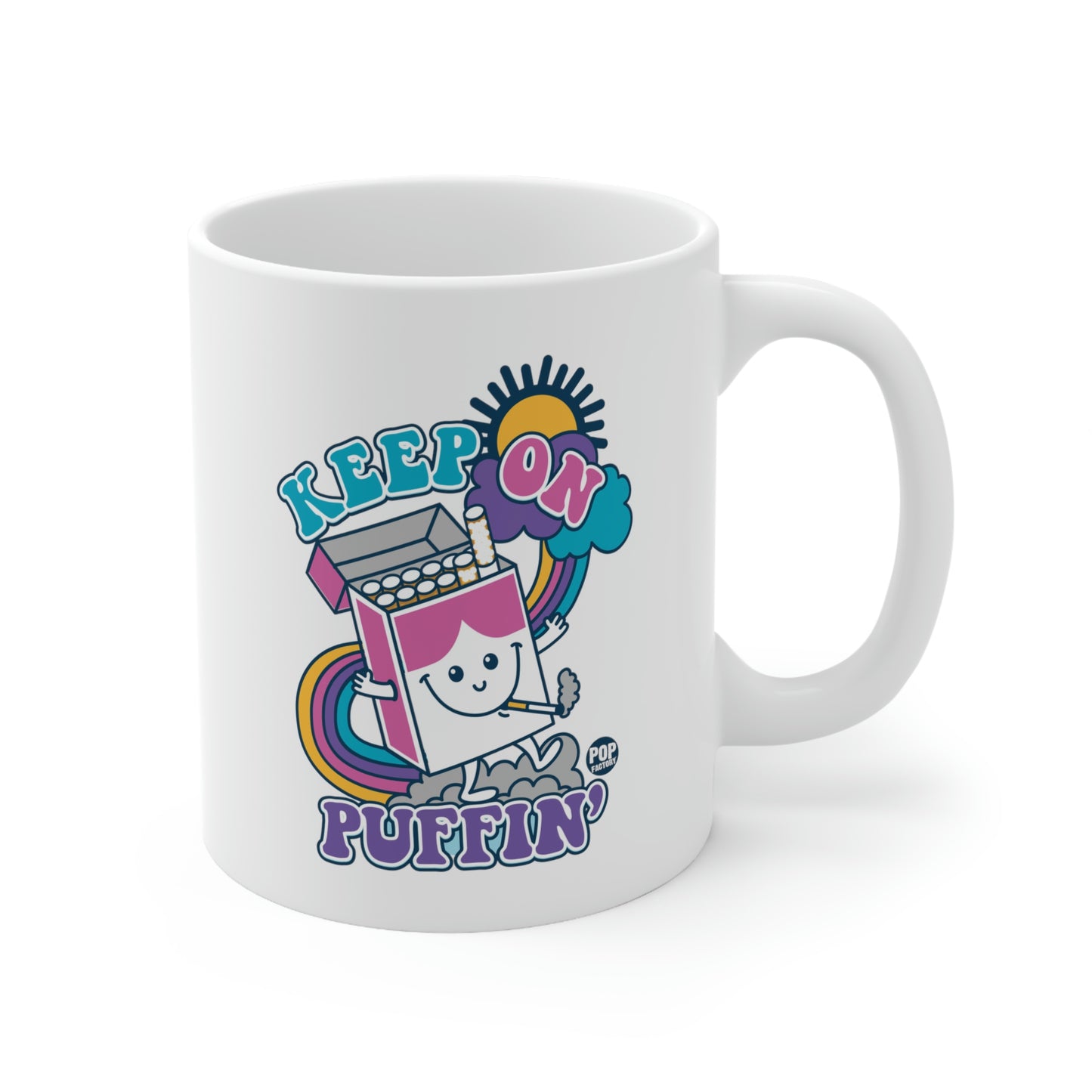 Funshine - Keep on Puffin' Coffee Mug