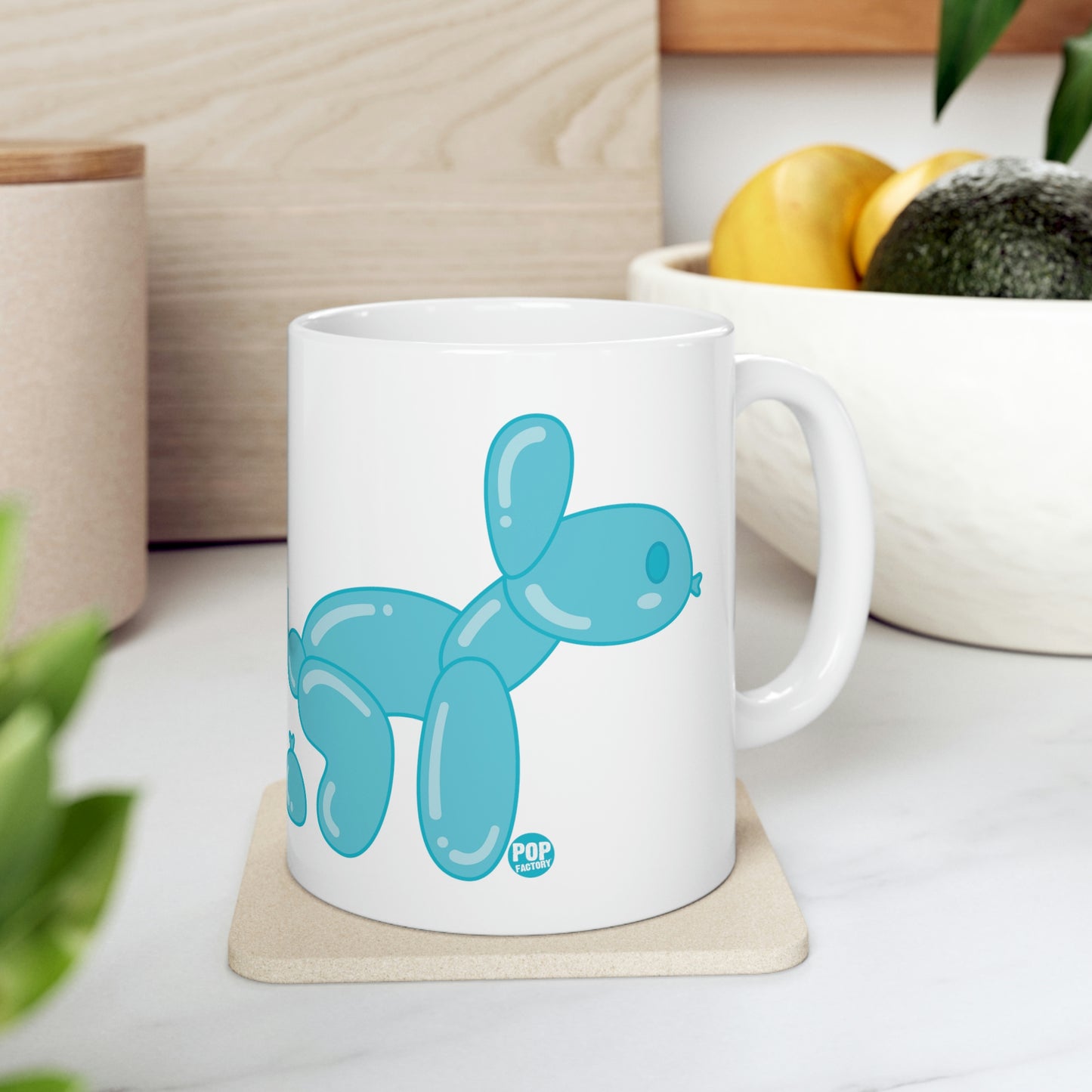 BALLOON DOG POOP COFFEE MUG