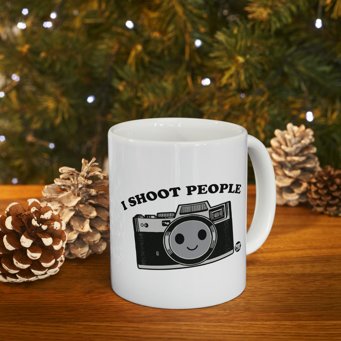 I SHOOT PEOPLE COFFEE MUG