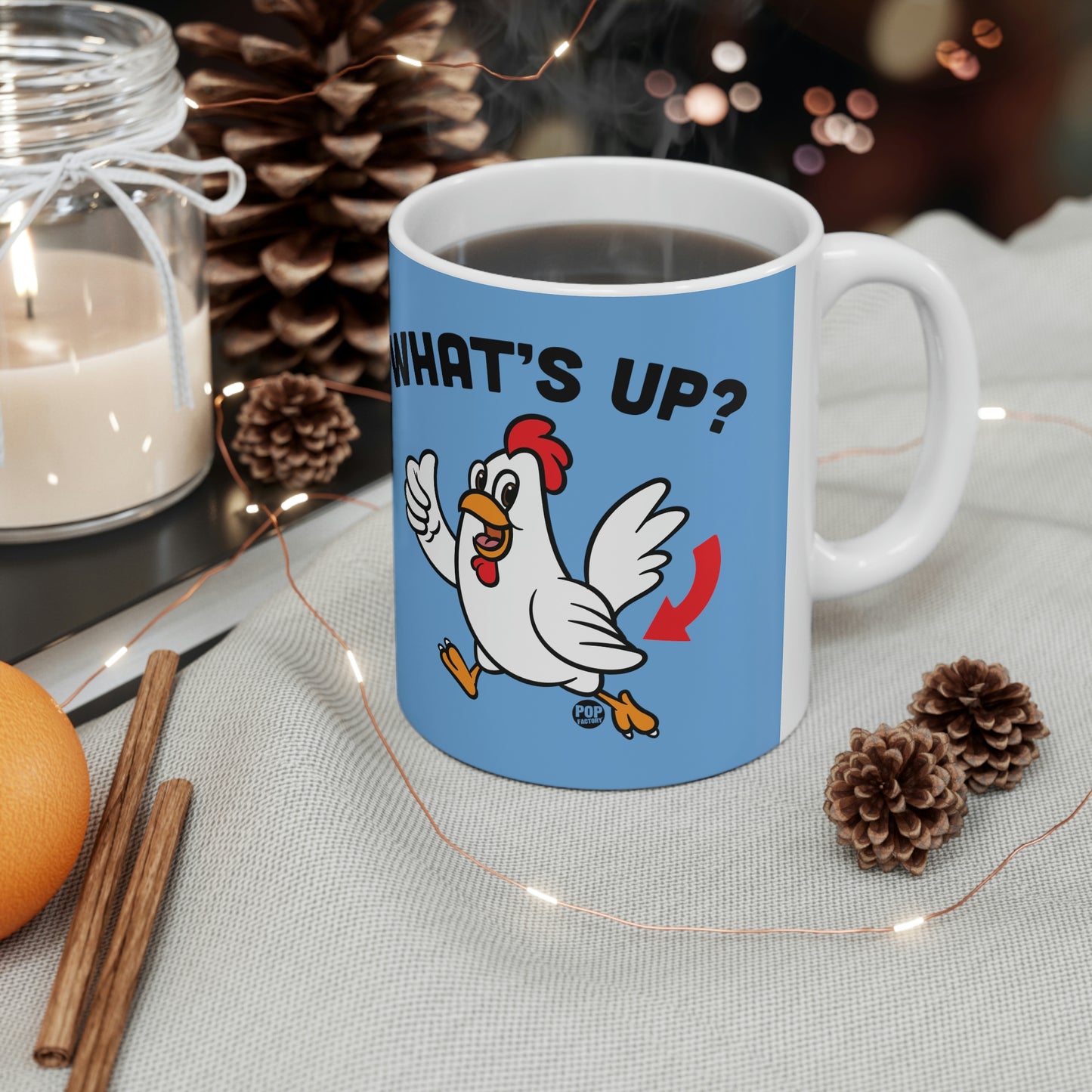 What's Up Chicken Butt Mug