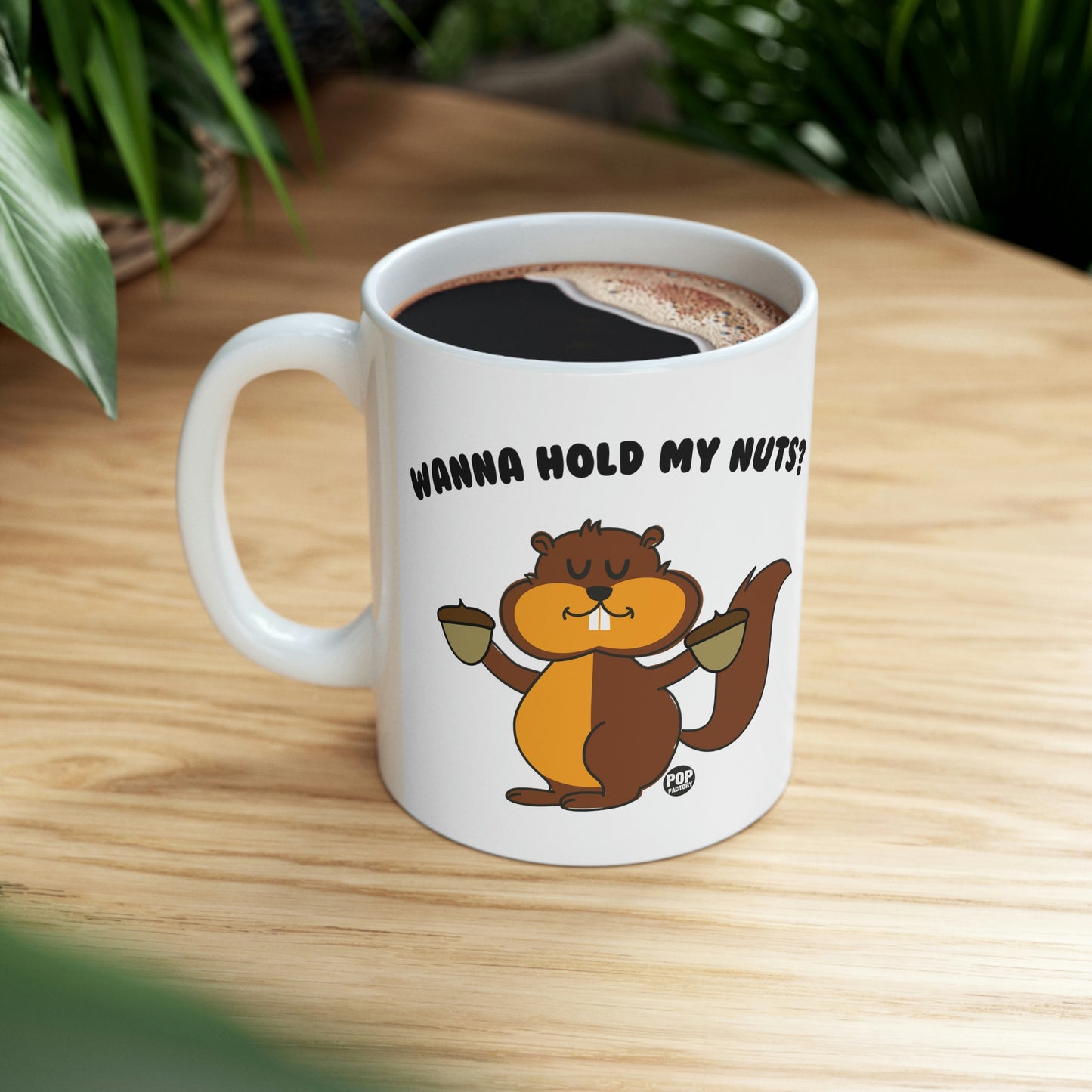 Wanna Hold My Nuts Mug