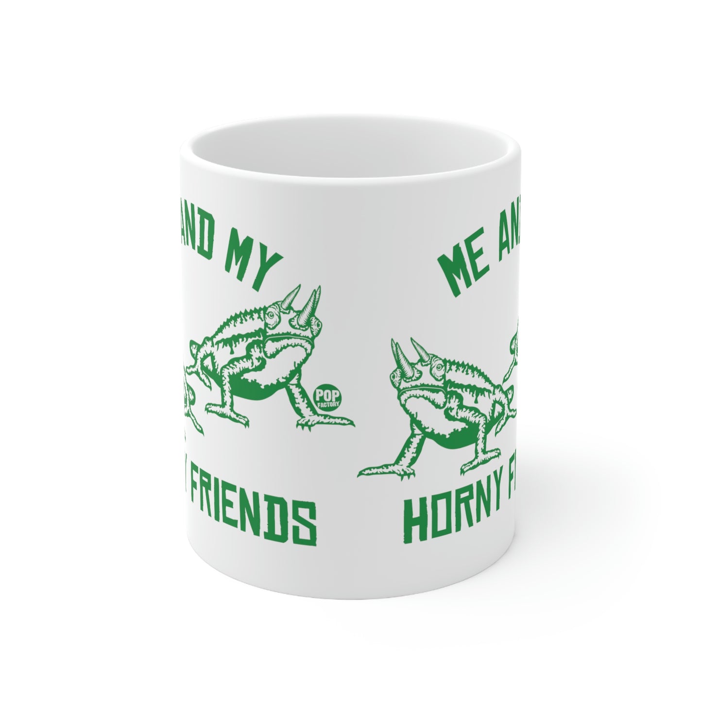 HORNY FRIENDS HORNED TOAD COFFEE MUG