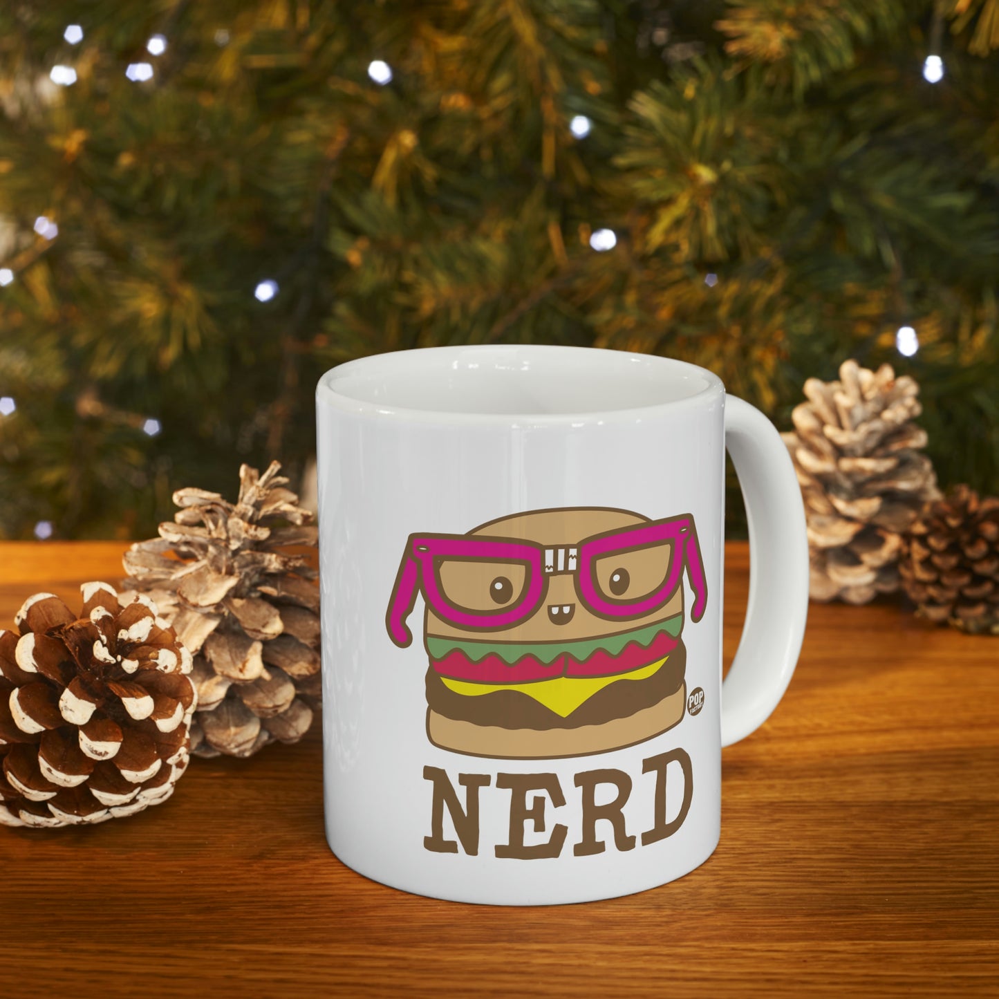 NERD BURGER COFFEE MUG