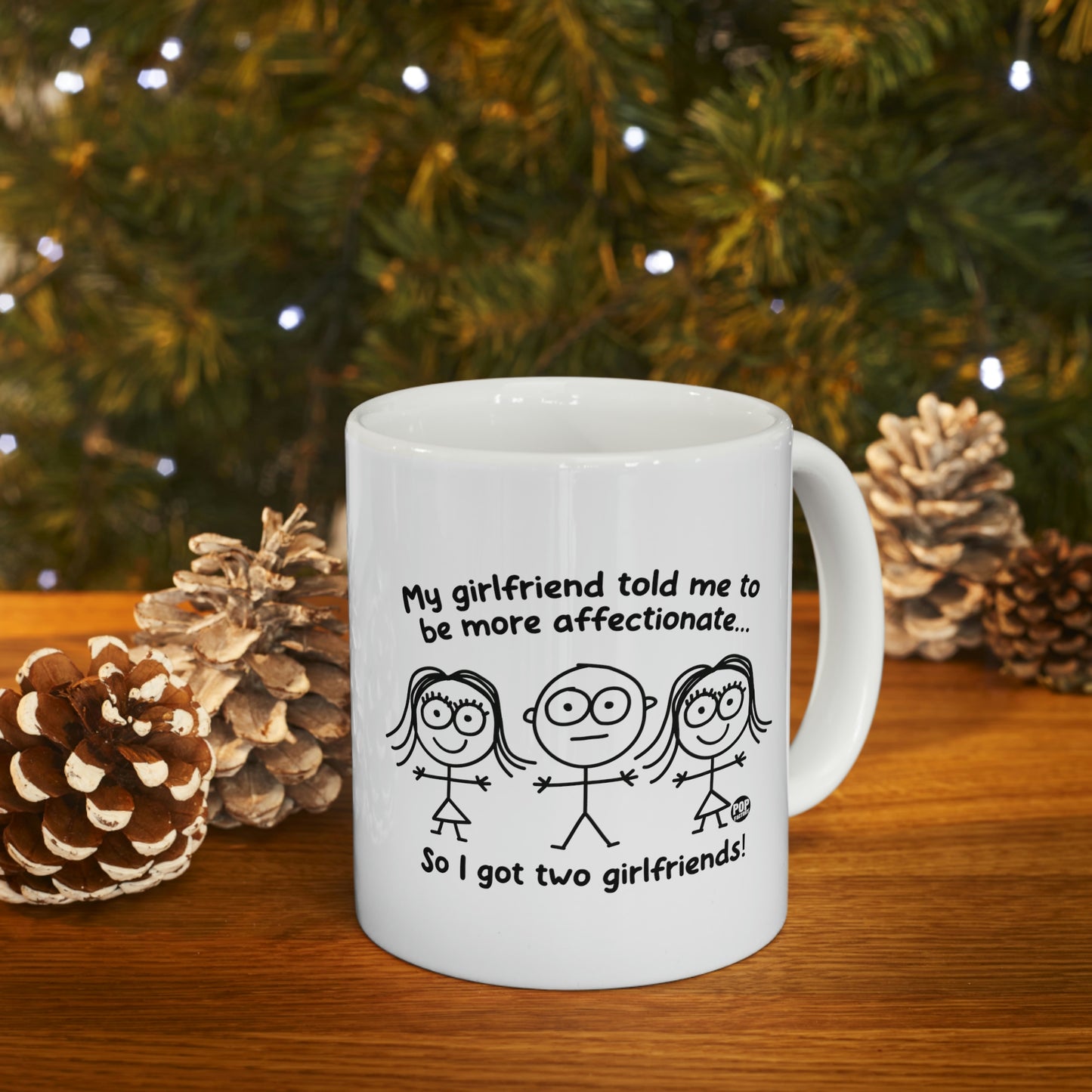 Two Girlfriends Boy Mug