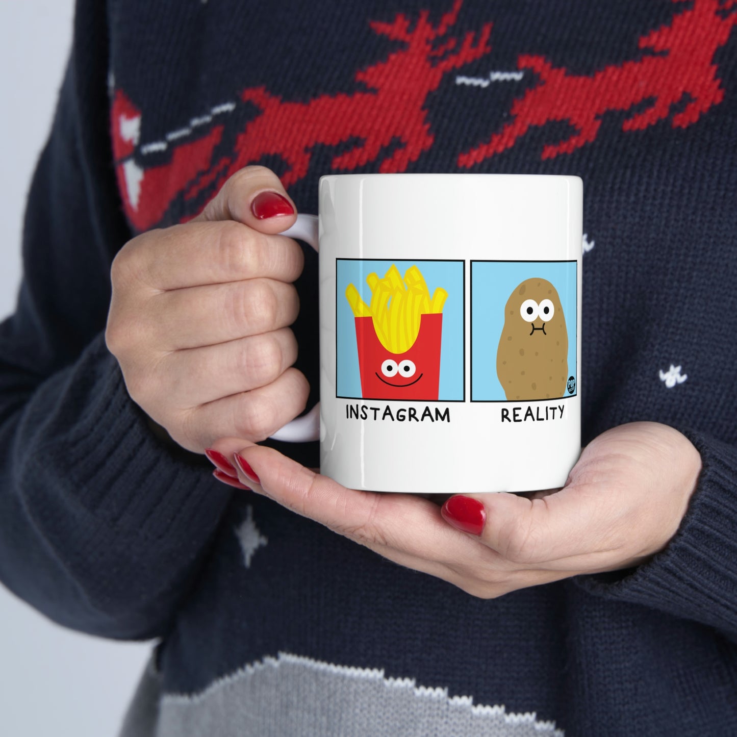 ONLINE REALITY POTATO COFFEE MUG