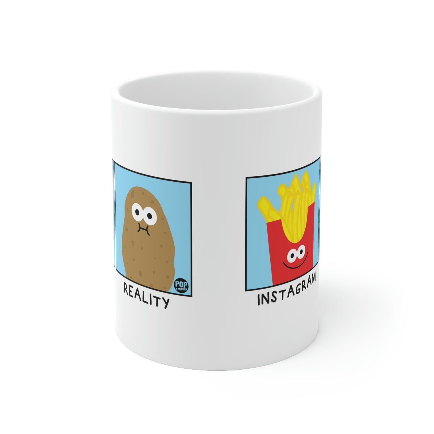 ONLINE REALITY POTATO COFFEE MUG