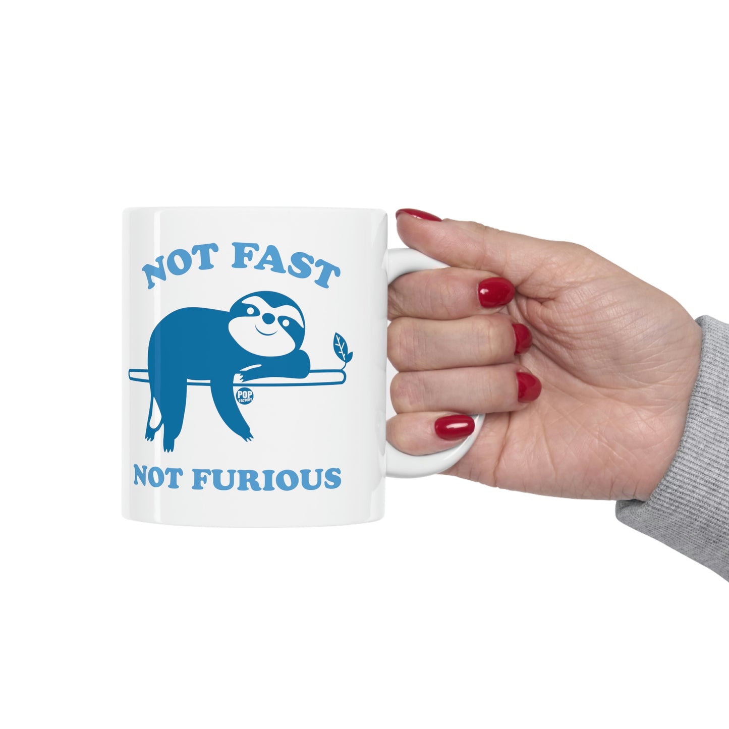 NOT FAST NOT FURIOUS SLOTH COFFEE MUG