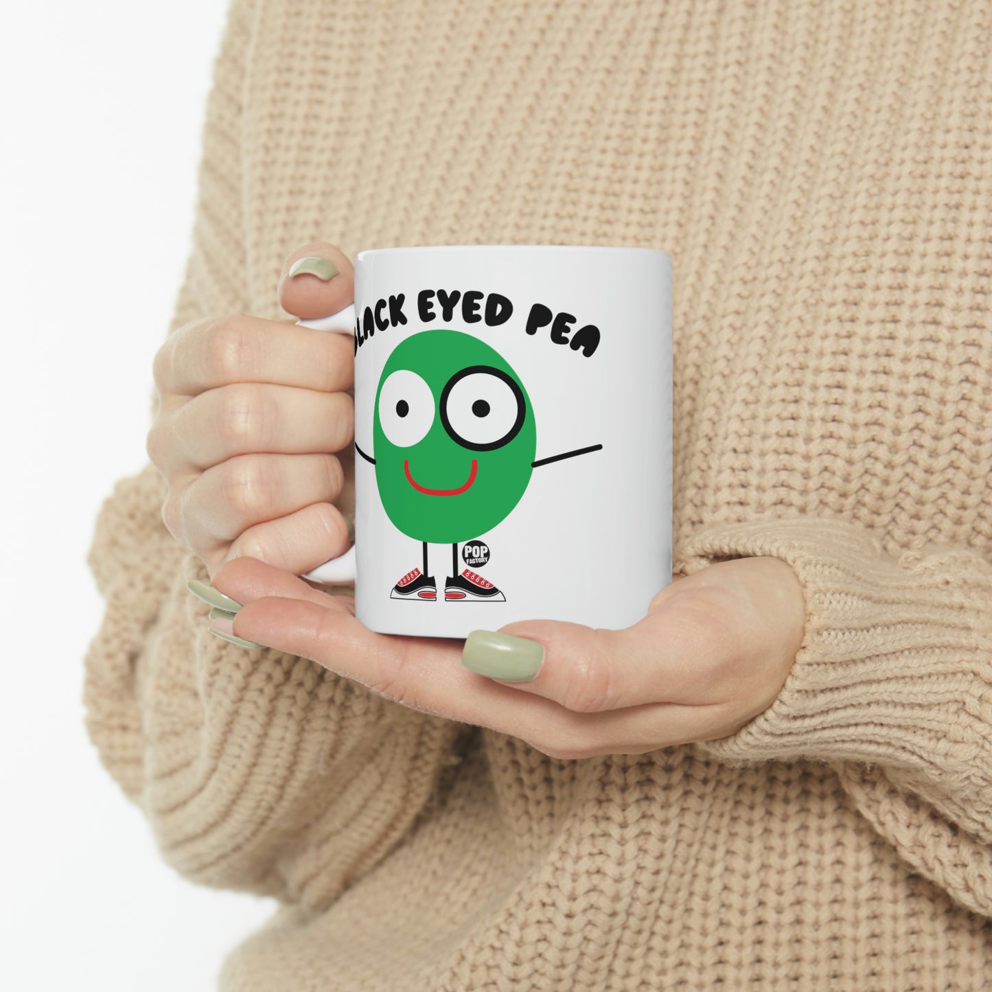 BLACK EYED PEA COFFEE MUG