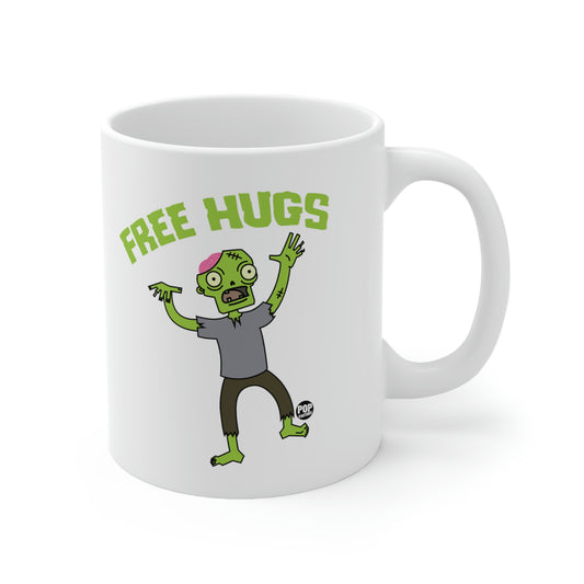 FREE HUGS ZOMBIE COFFEE MUG