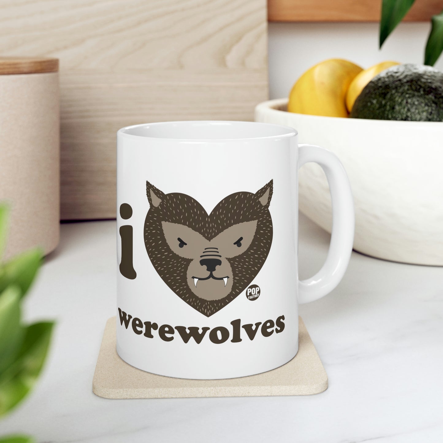 I LOVE WEREWOLVES COFFEE MUIG