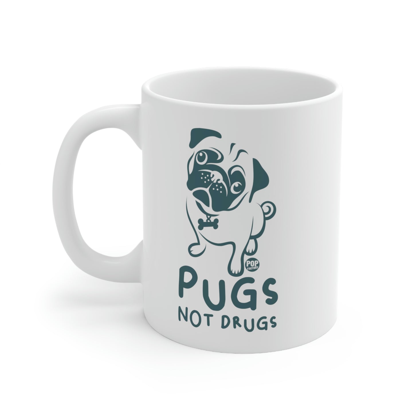 PUGS NOT DRUGS COFFEE MUG