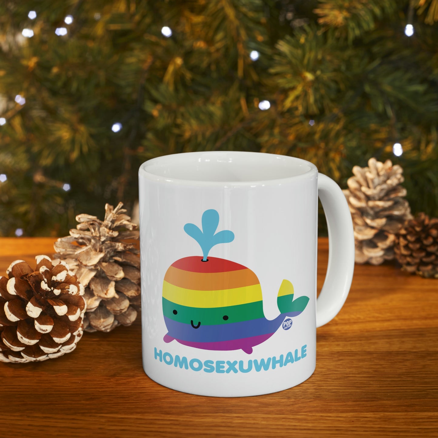 HOMOSEXUWHALE COFFEE MUG