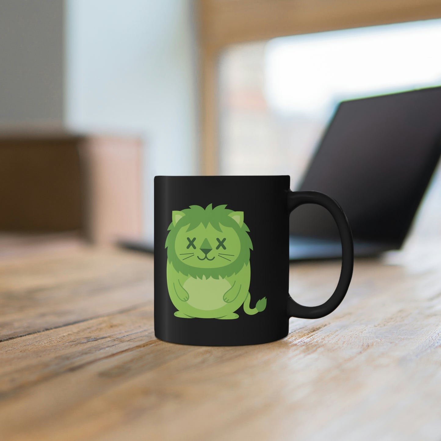 DEADIMALS LION COFFEE MUG - Halloween Edition