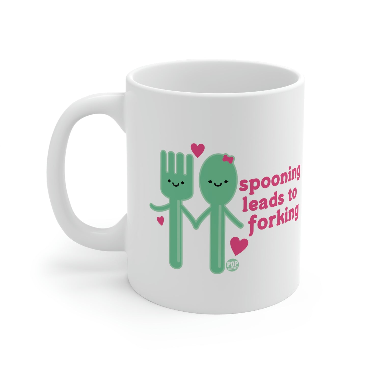 Spooning Leads To Forking Mug