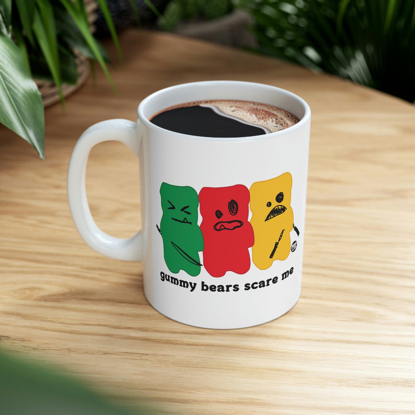 GUMMY BEARS SCARE ME COFFEE MUG